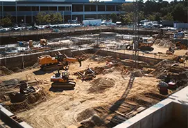 North Carolina construction site where Omni Build Pro manages procurement and material sourcing.