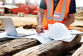 Certified procurement professional reviewing construction procurement plans and sourcing strategies in Arizona.