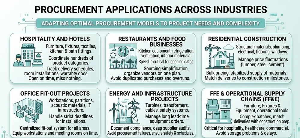 Procurement Applications Across Industries
